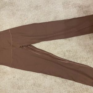 Lululemon Align 25" Ribbed Brown Legging